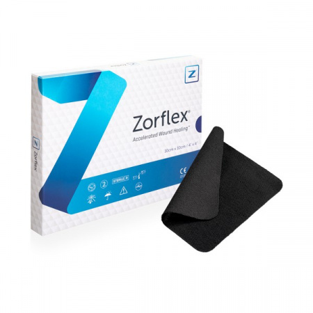 ZORFLEX S AKTIVNYM UHLIM 10X10 CM