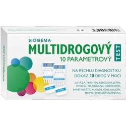 BIOGEMA TEST NA DROGY-MULTIDROGOVY 10PARAMETROVÝ